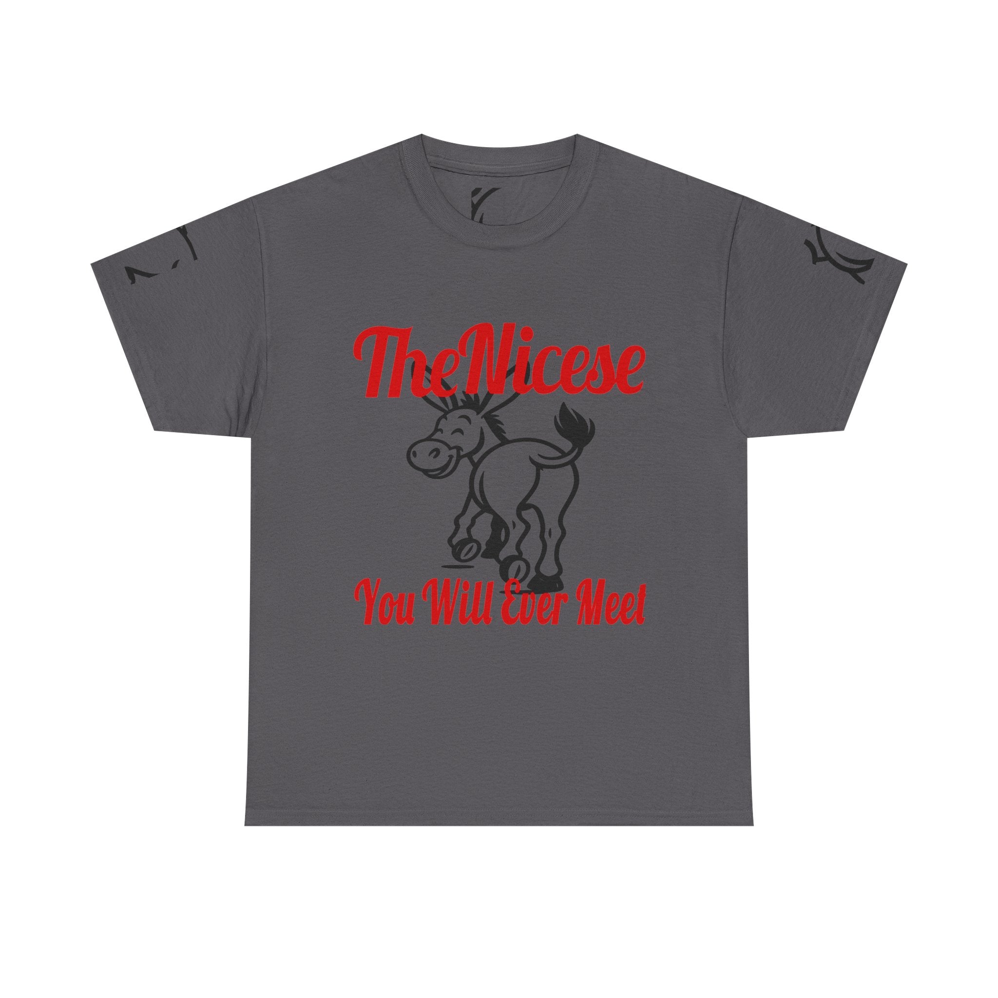 Nice Donkey T-Shirt — "The Nicest You Will Ever Meet" Funny Graphic Tee
