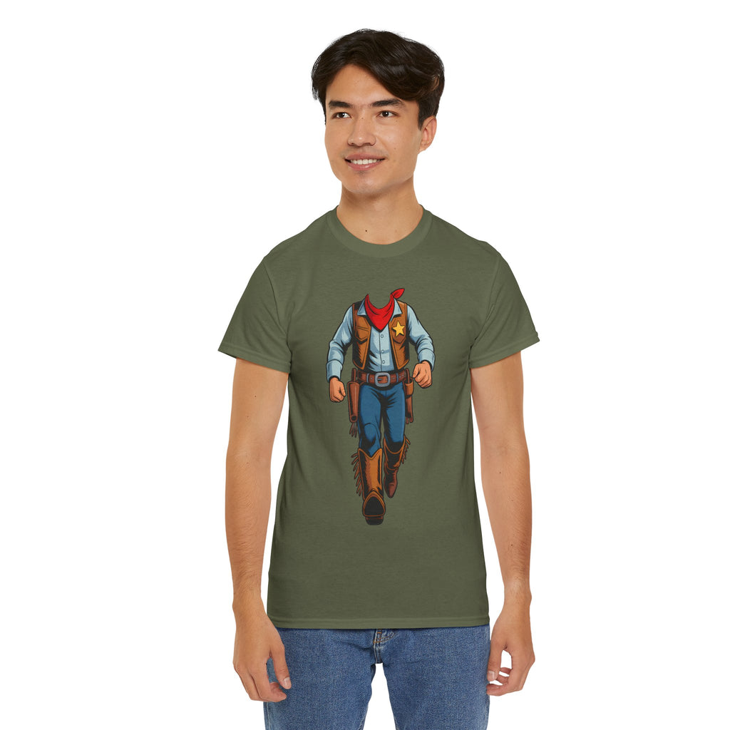 Cowboy Sheriff T-Shirt — Wild West Western Graphic Tee