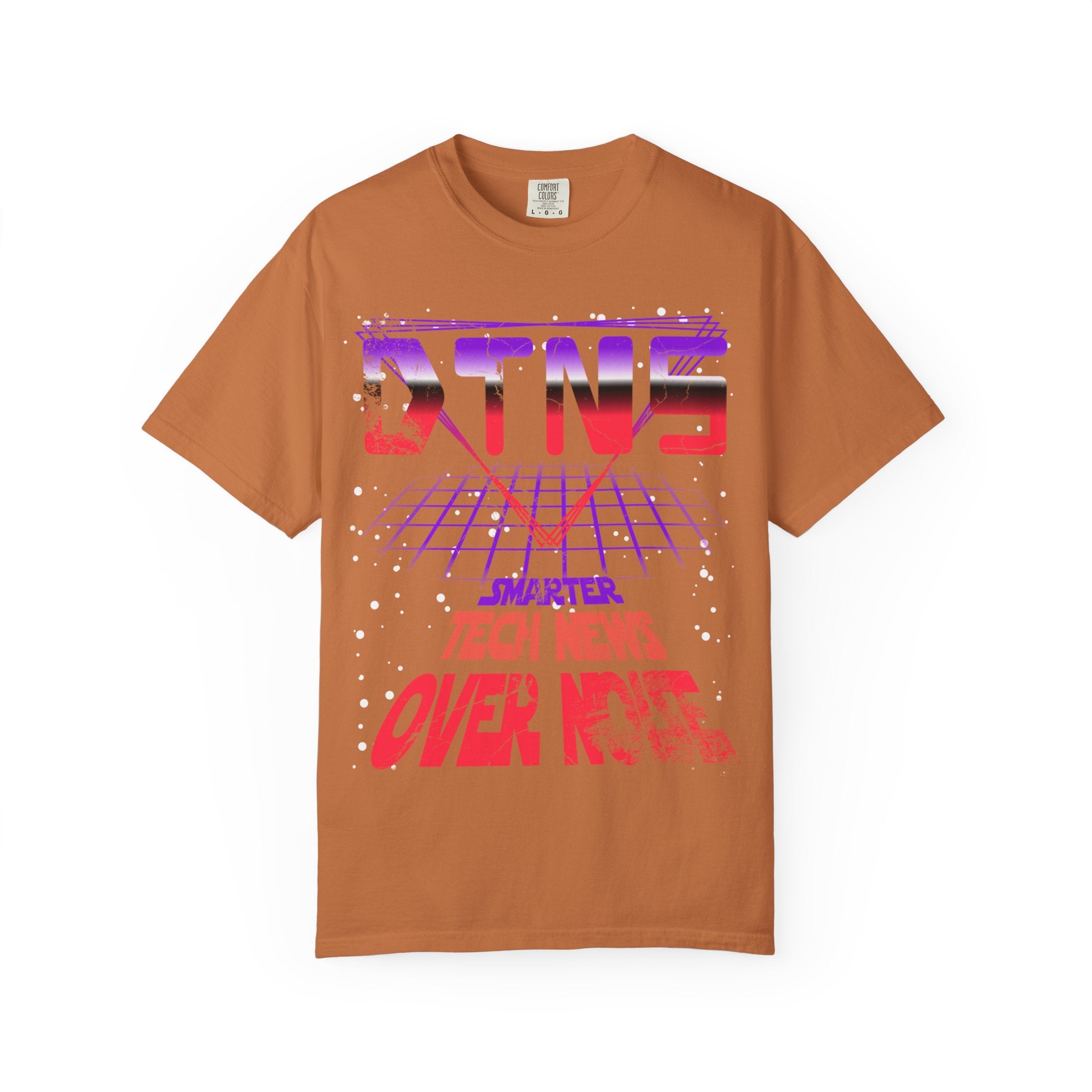 Retro Tech News T-Shirt — 'Smarter Tech News Over Noise' Graphic Tee