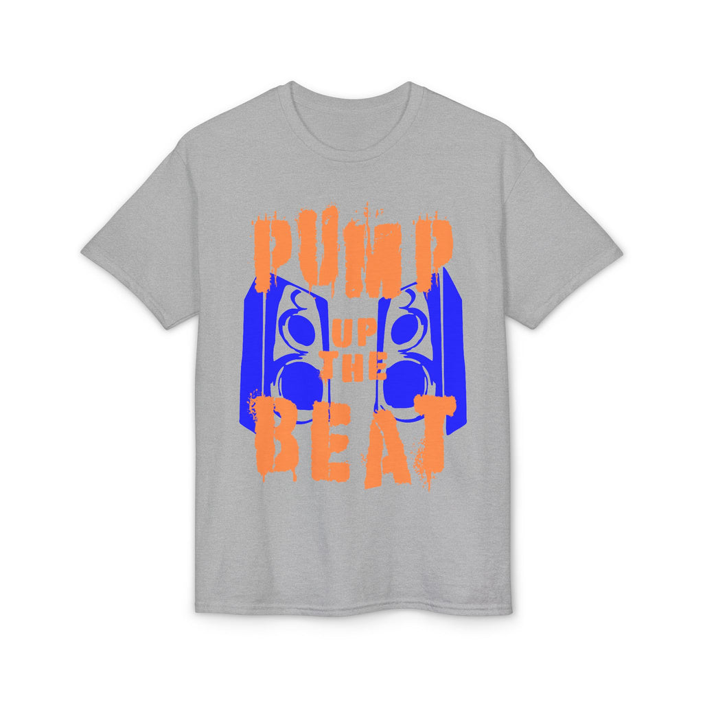 Pump Up the Beat T-Shirt — Retro Boombox Music Tee