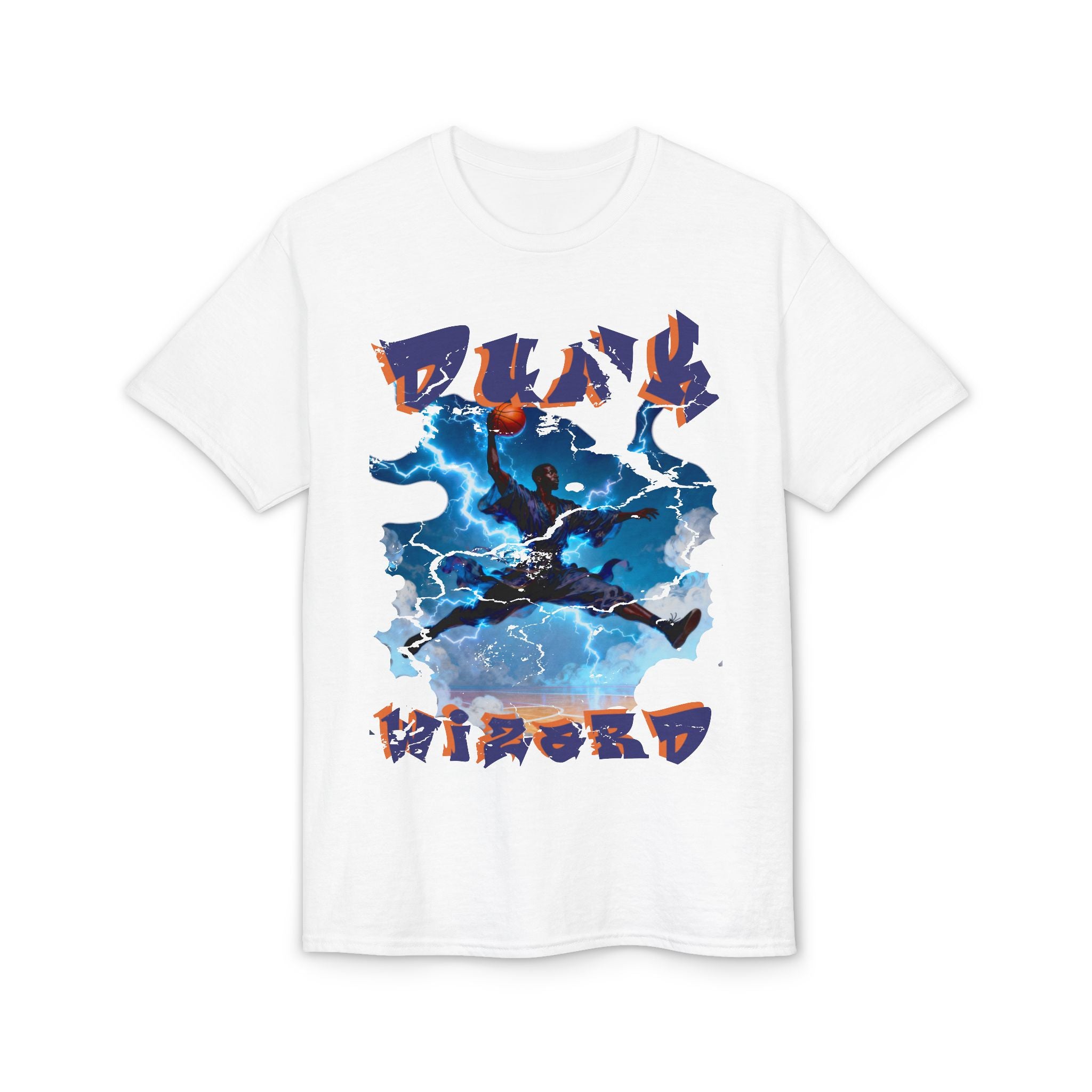 Thunderstorm Jump Graphic T-Shirt — "Pure Wired" Urban Athletic Tee
