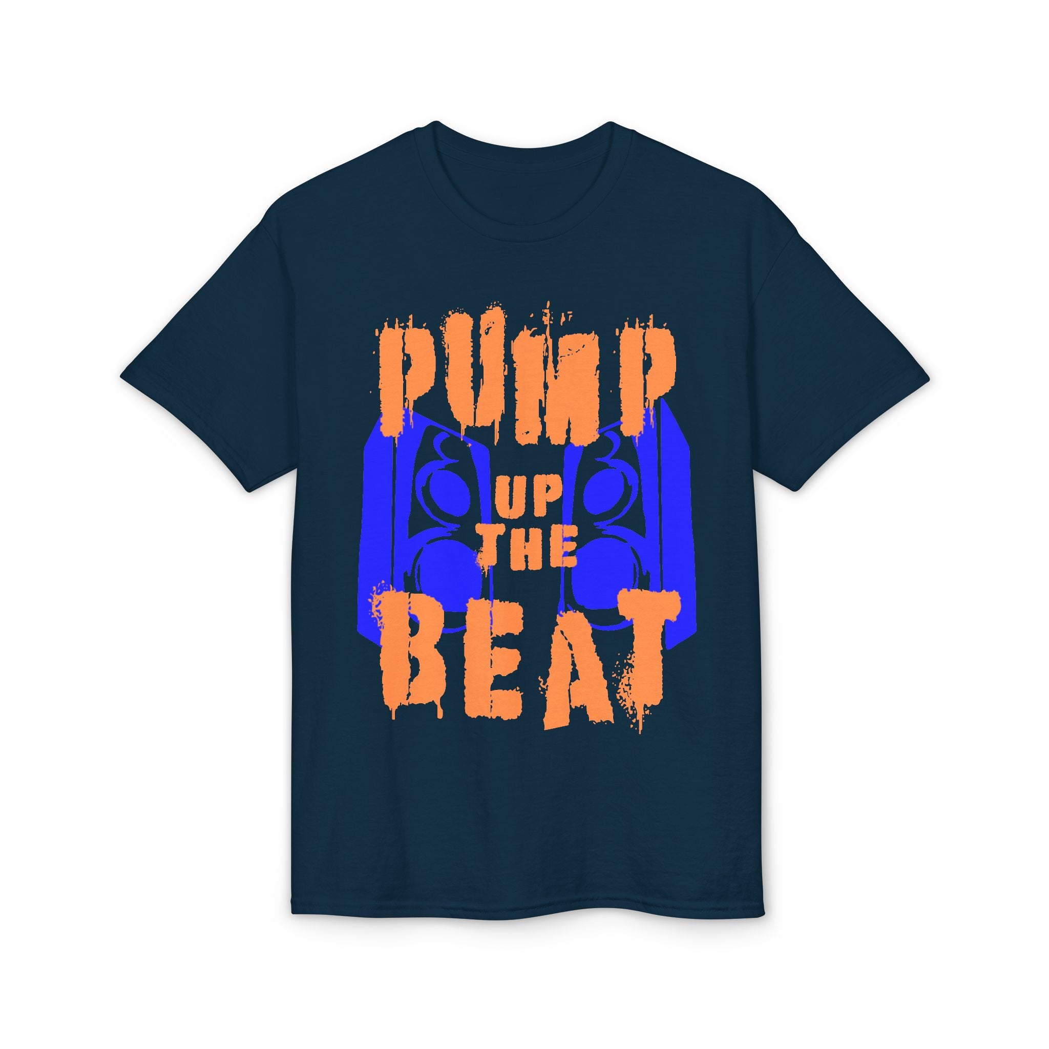 Pump Up the Beat T-Shirt — Retro Boombox Music Tee