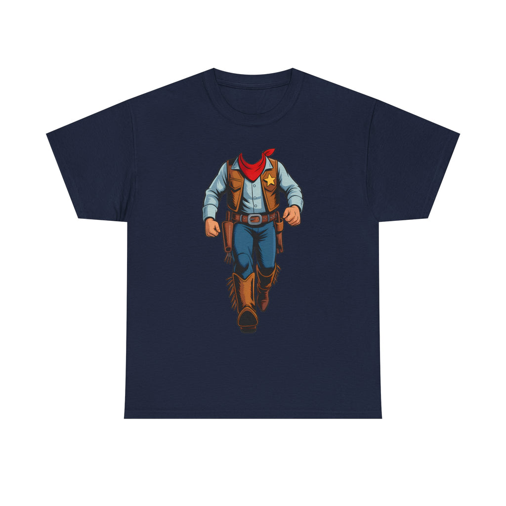 Cowboy Sheriff T-Shirt — Wild West Western Graphic Tee