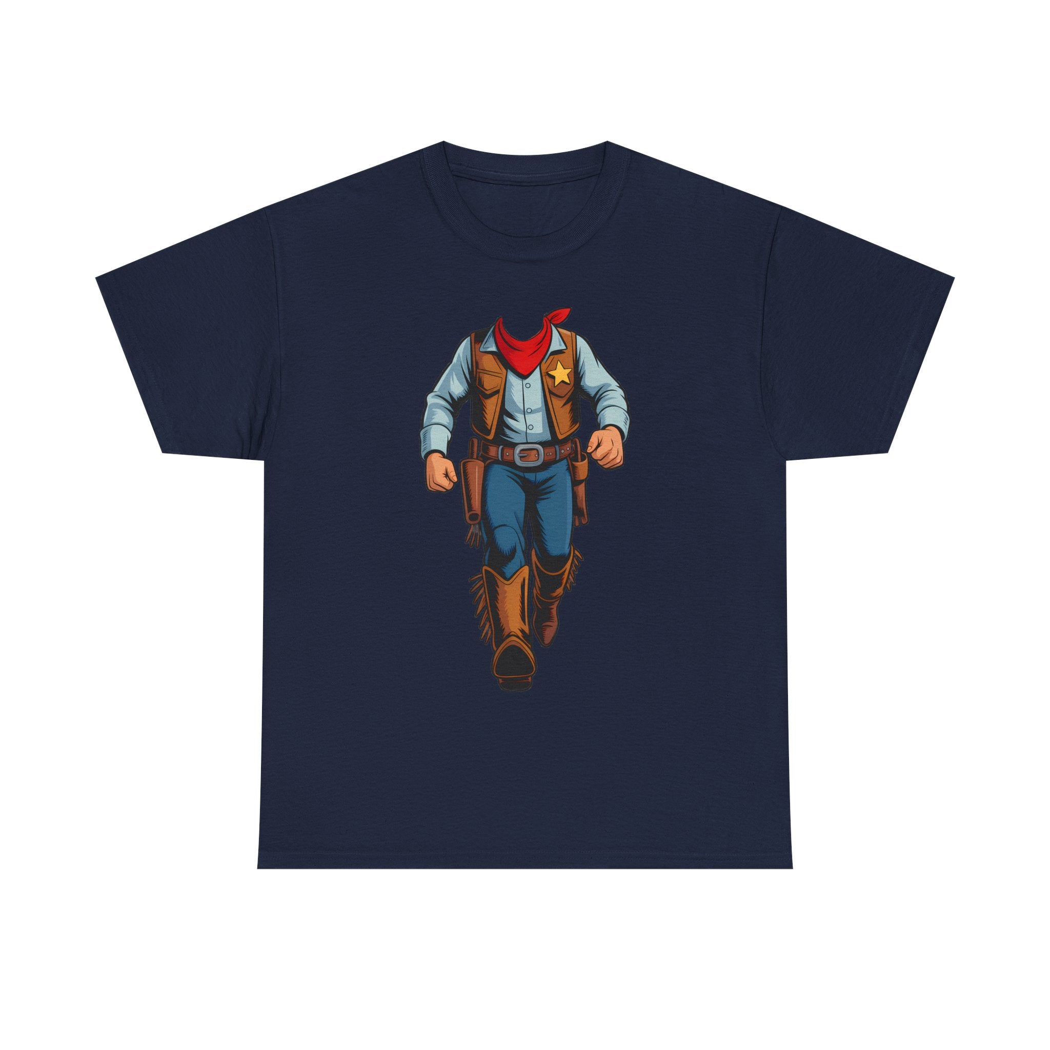 Cowboy Sheriff T-Shirt — Wild West Western Graphic Tee