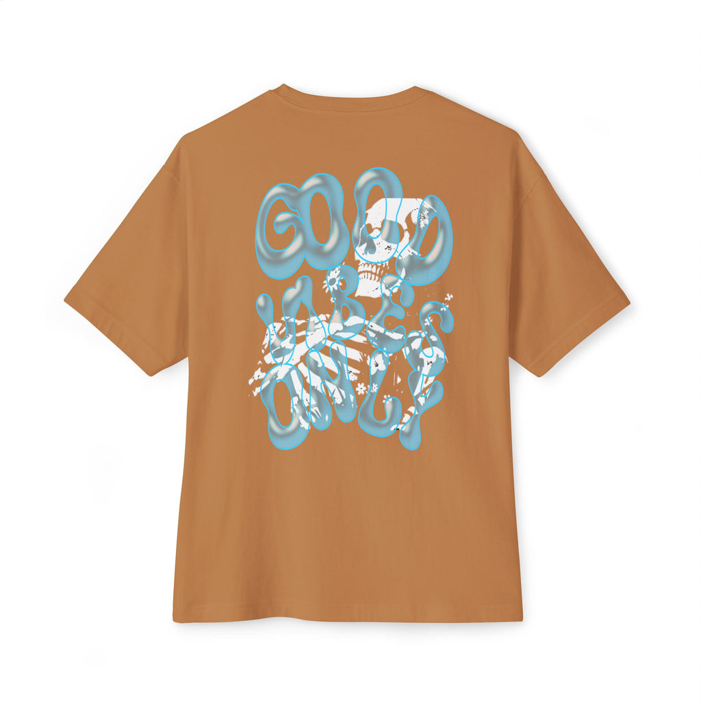 Good Vibes Only Boxy Tee — Oversized Graphic