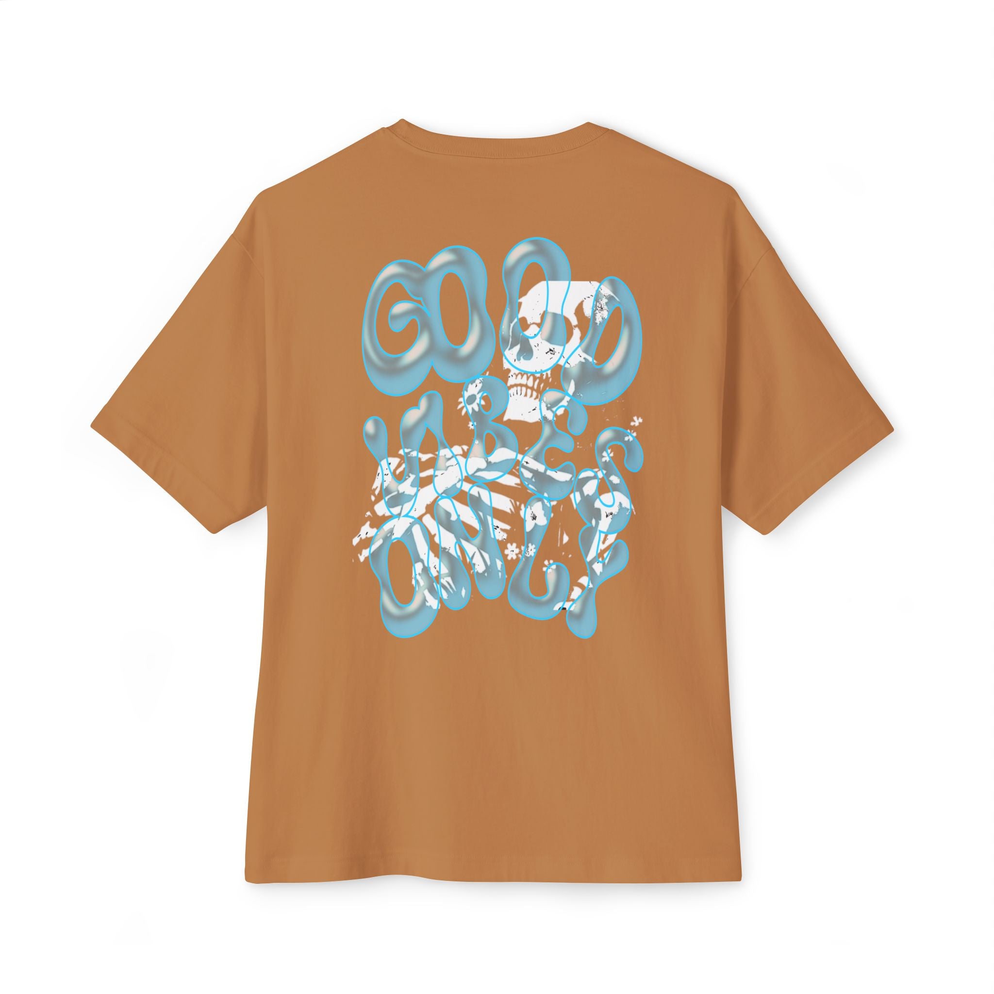 Good Vibes Only Boxy Tee — Oversized Graphic