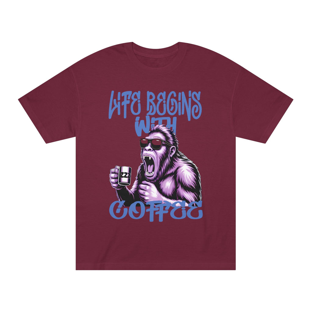 Coffee Ape — "Life Begins With Coffee"