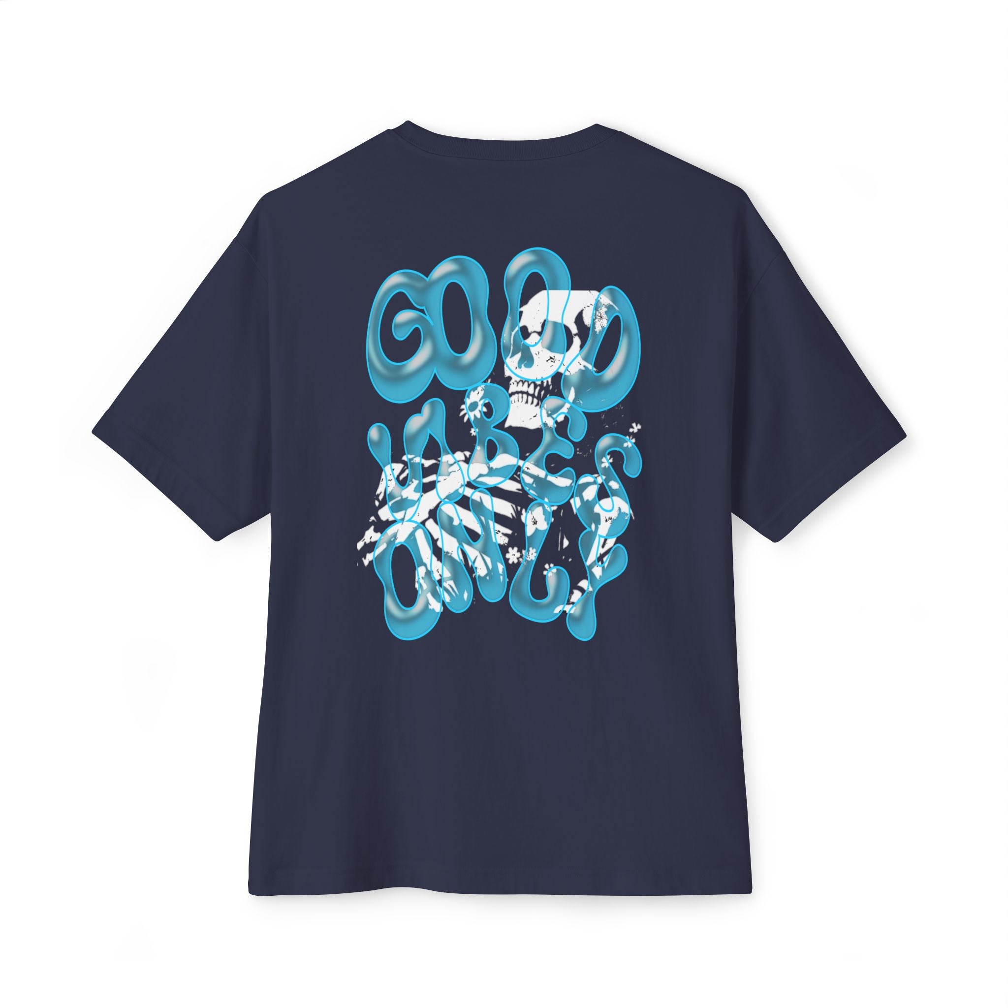 Good Vibes Only Boxy Tee — Oversized Graphic