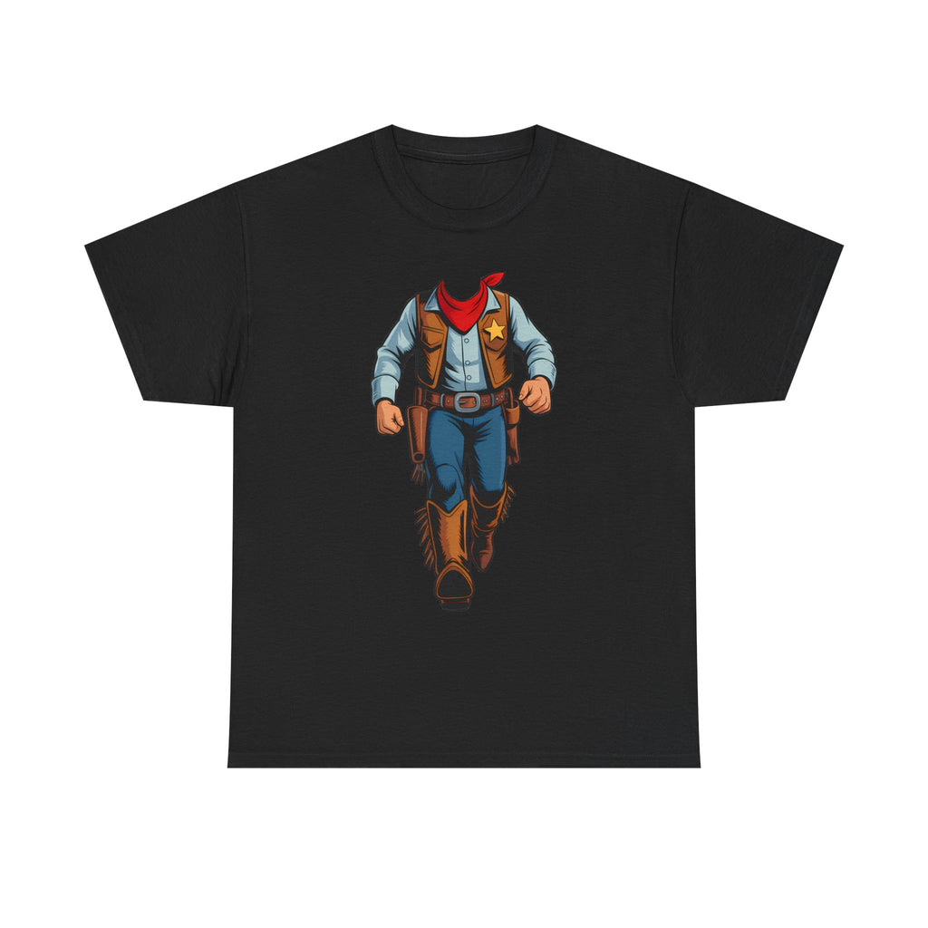 Cowboy Sheriff T-Shirt — Wild West Western Graphic Tee