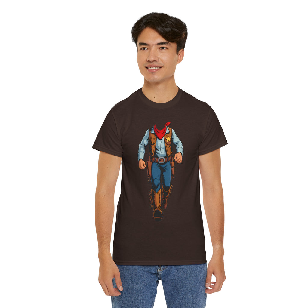 Cowboy Sheriff T-Shirt — Wild West Western Graphic Tee