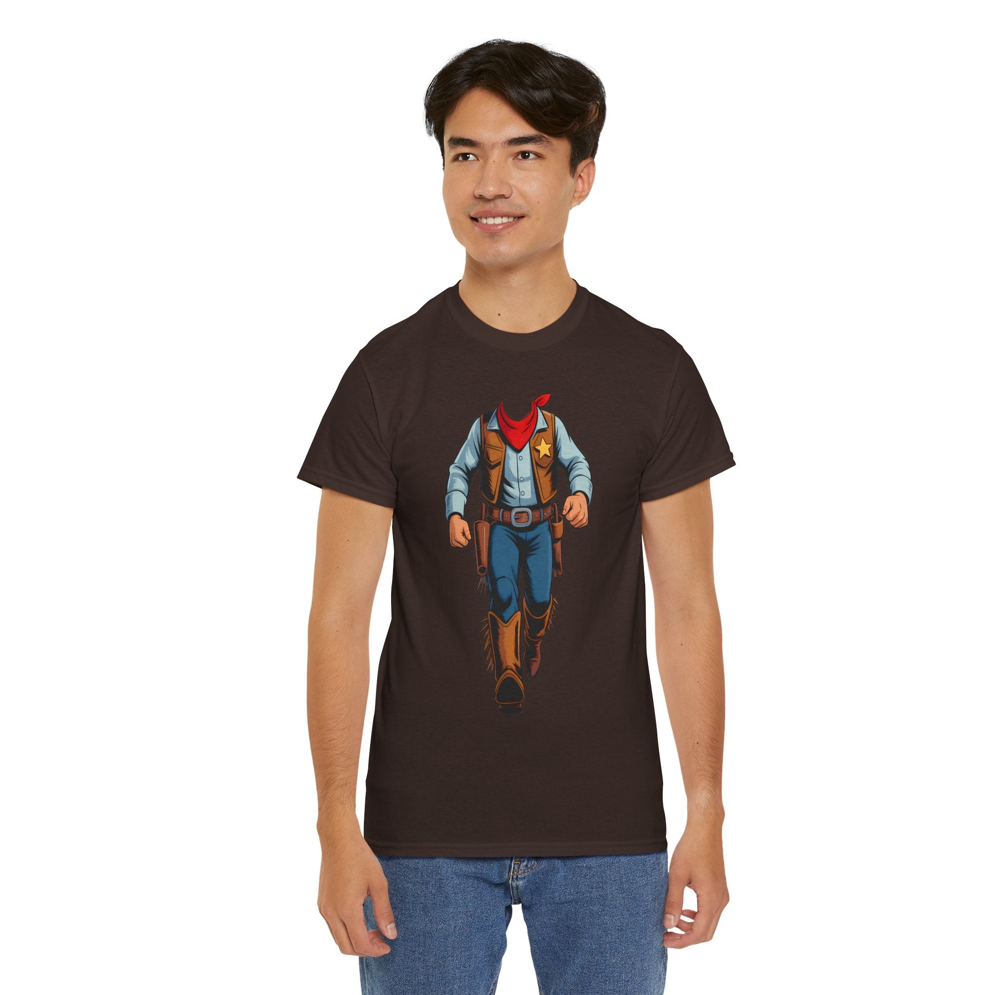 Cowboy Sheriff T-Shirt — Wild West Western Graphic Tee