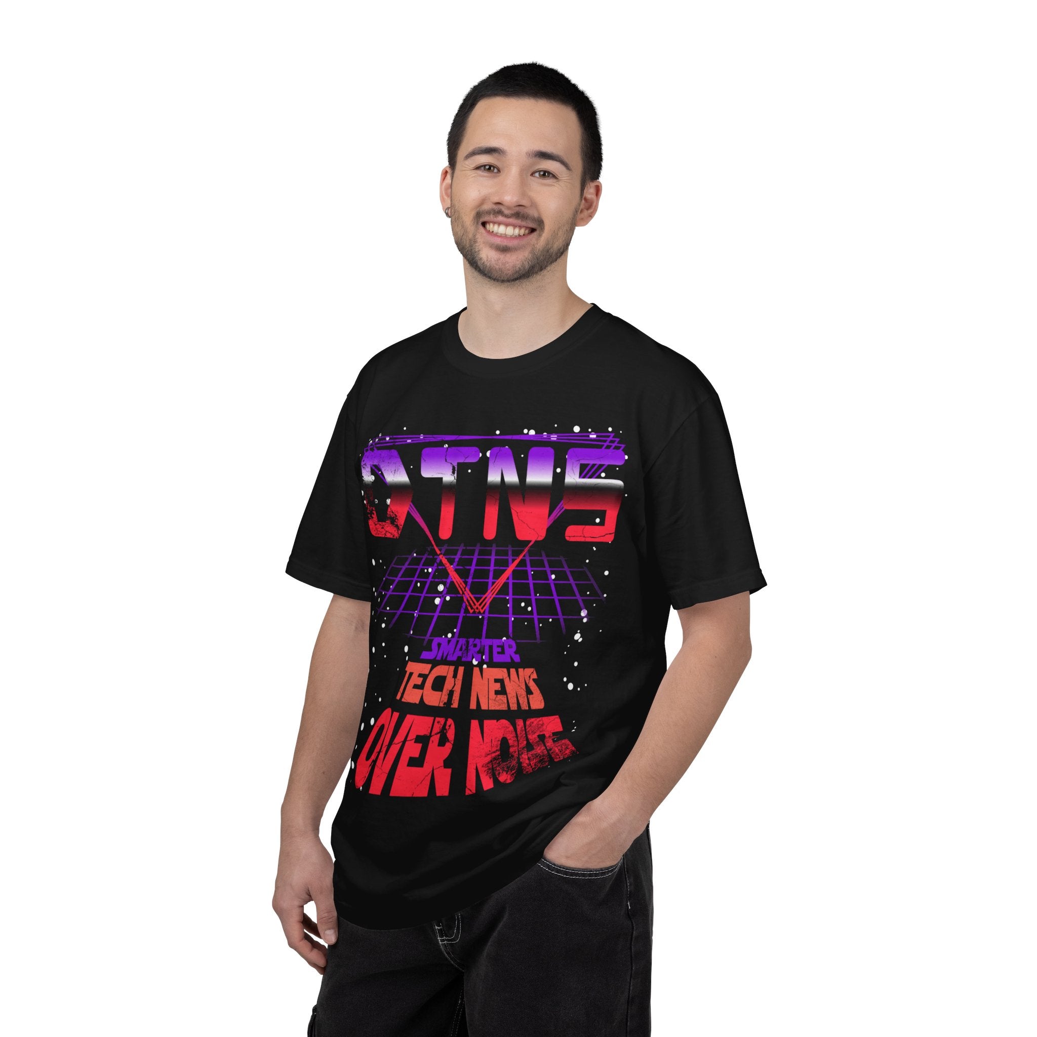 Retro Tech News T-Shirt — 'Smarter Tech News Over Noise' Graphic Tee