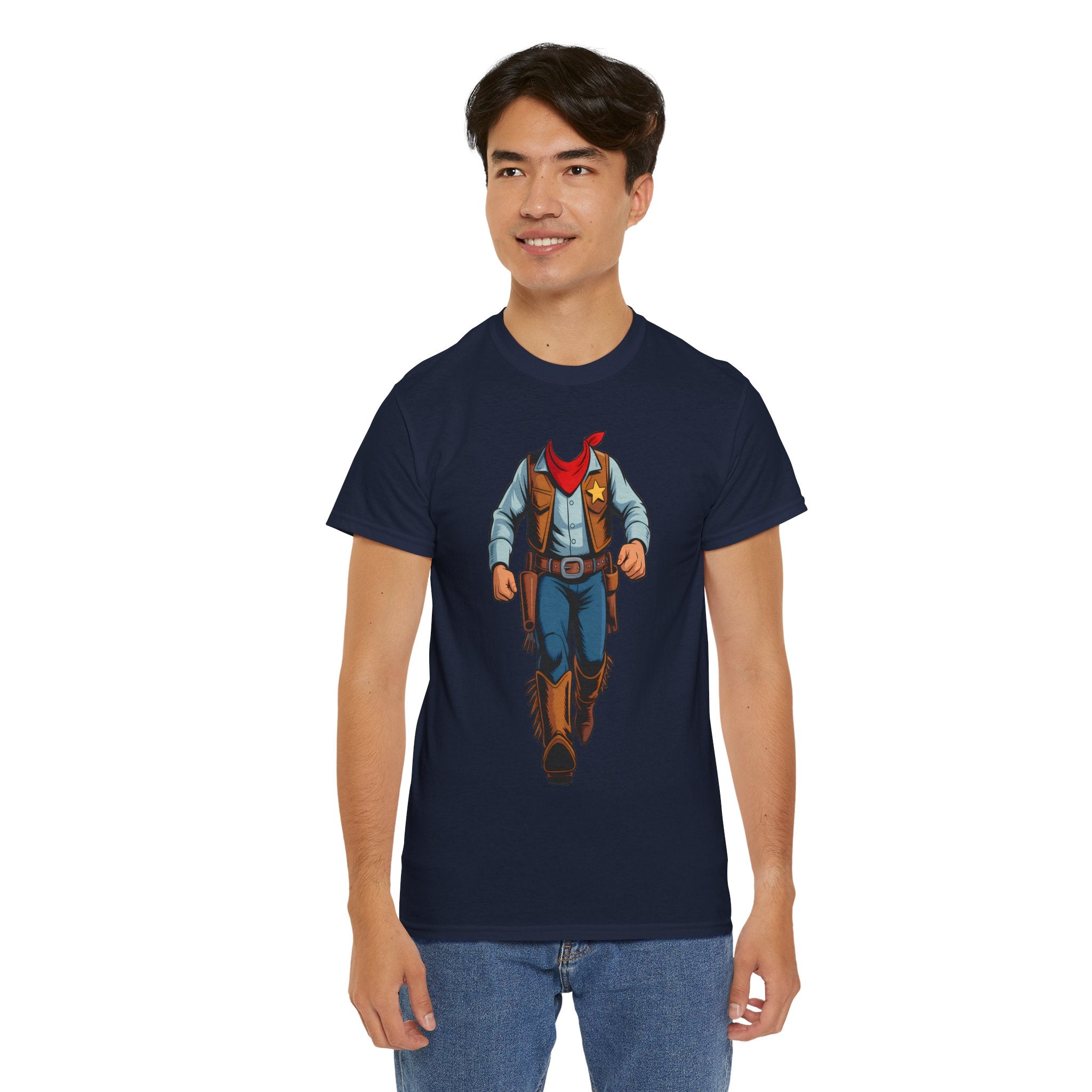Cowboy Sheriff T-Shirt — Wild West Western Graphic Tee