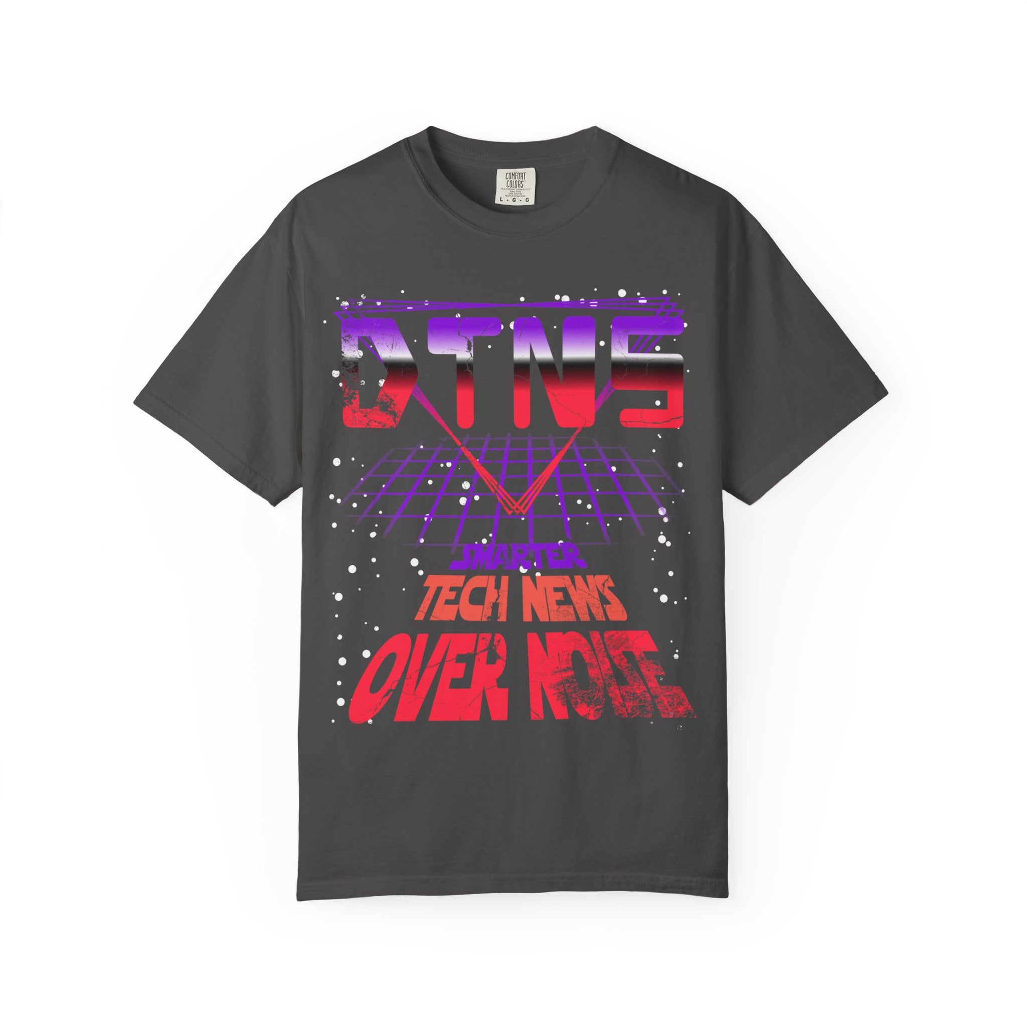 Retro Tech News T-Shirt — 'Smarter Tech News Over Noise' Graphic Tee