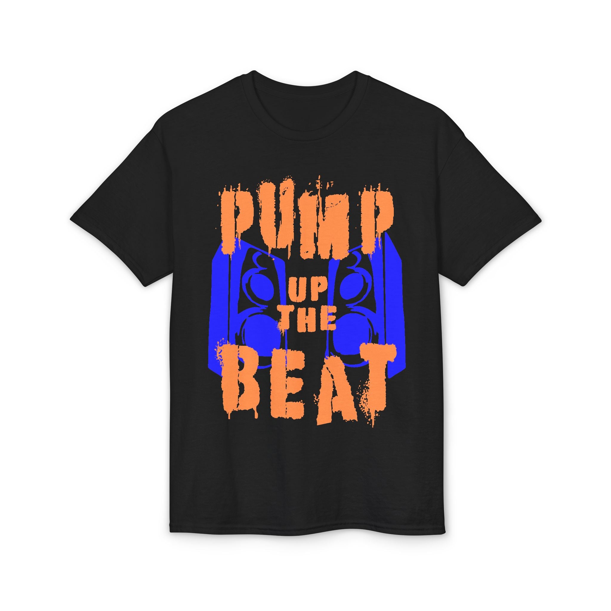 Pump Up the Beat T-Shirt — Retro Boombox Music Tee