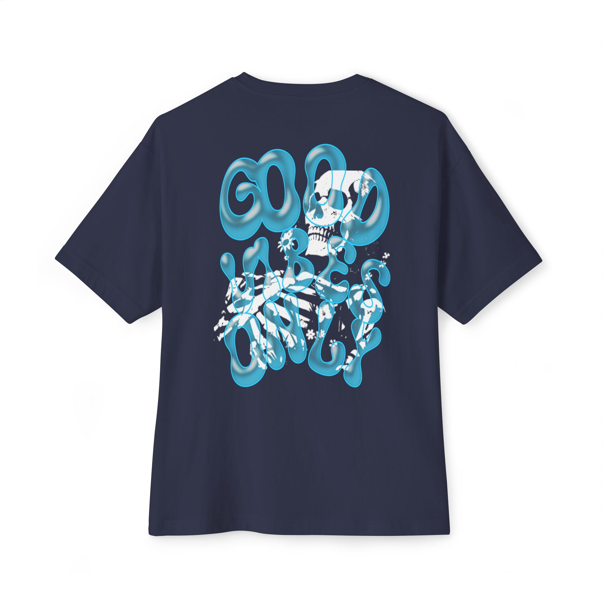 Good Vibes Only Boxy Tee — Oversized Graphic