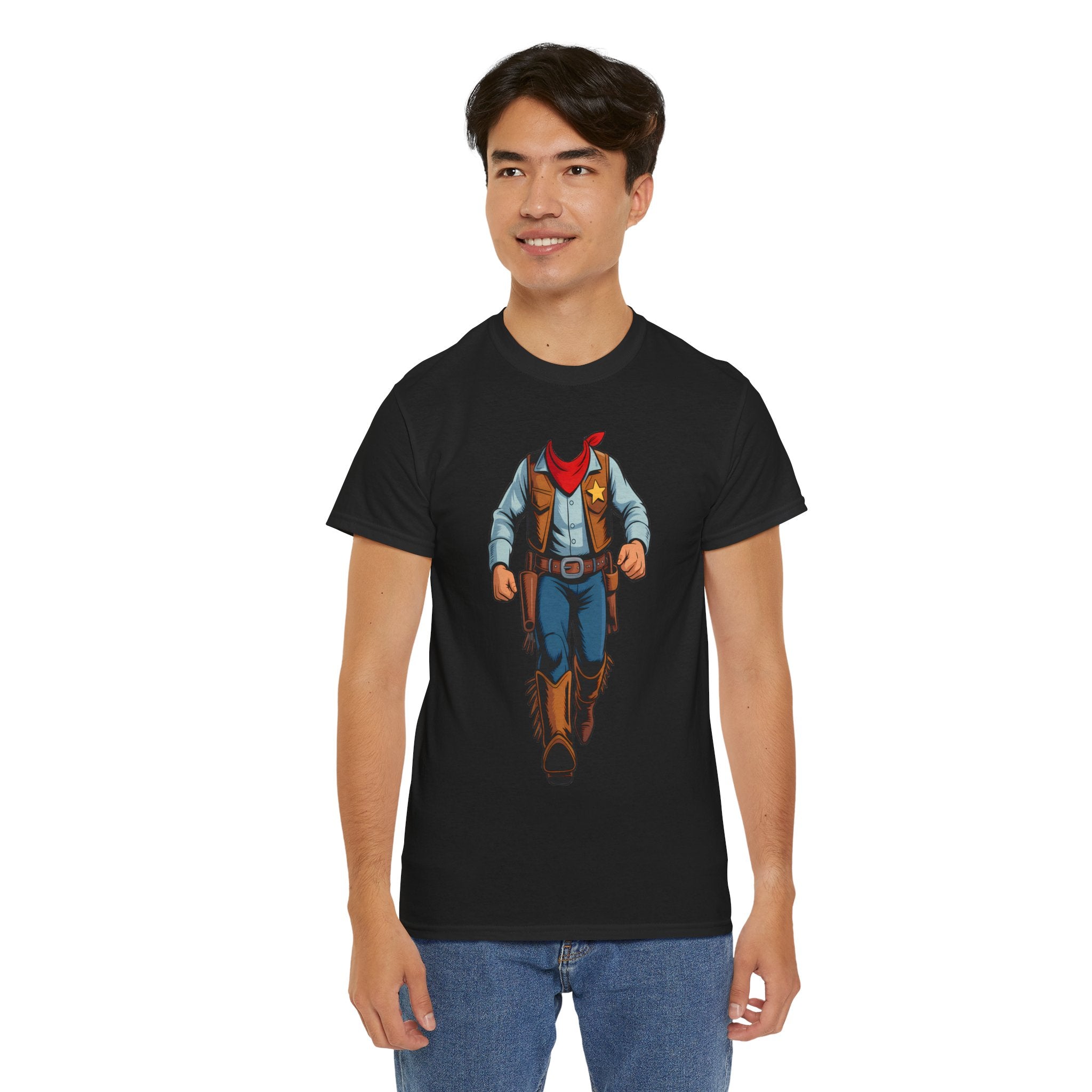 Cowboy Sheriff T-Shirt — Wild West Western Graphic Tee