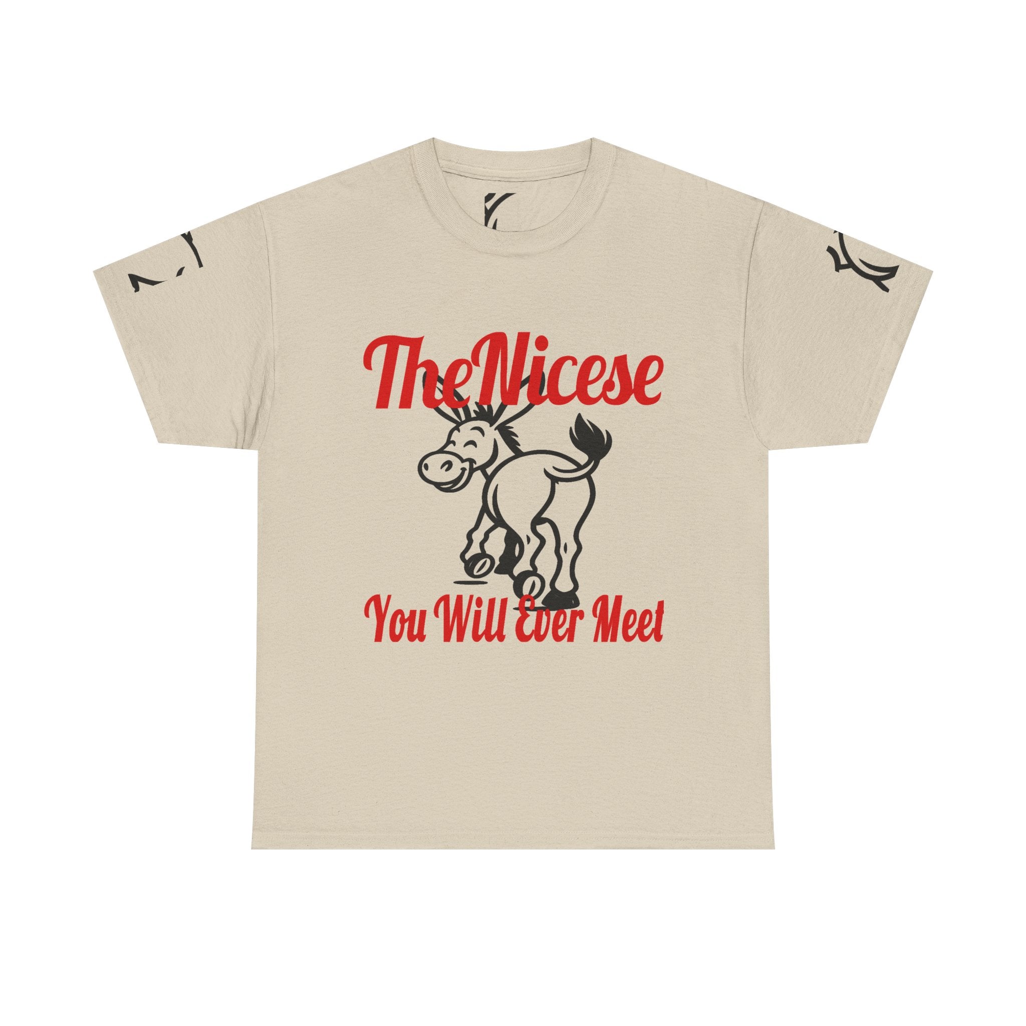 Nice Donkey T-Shirt — "The Nicest You Will Ever Meet" Funny Graphic Tee