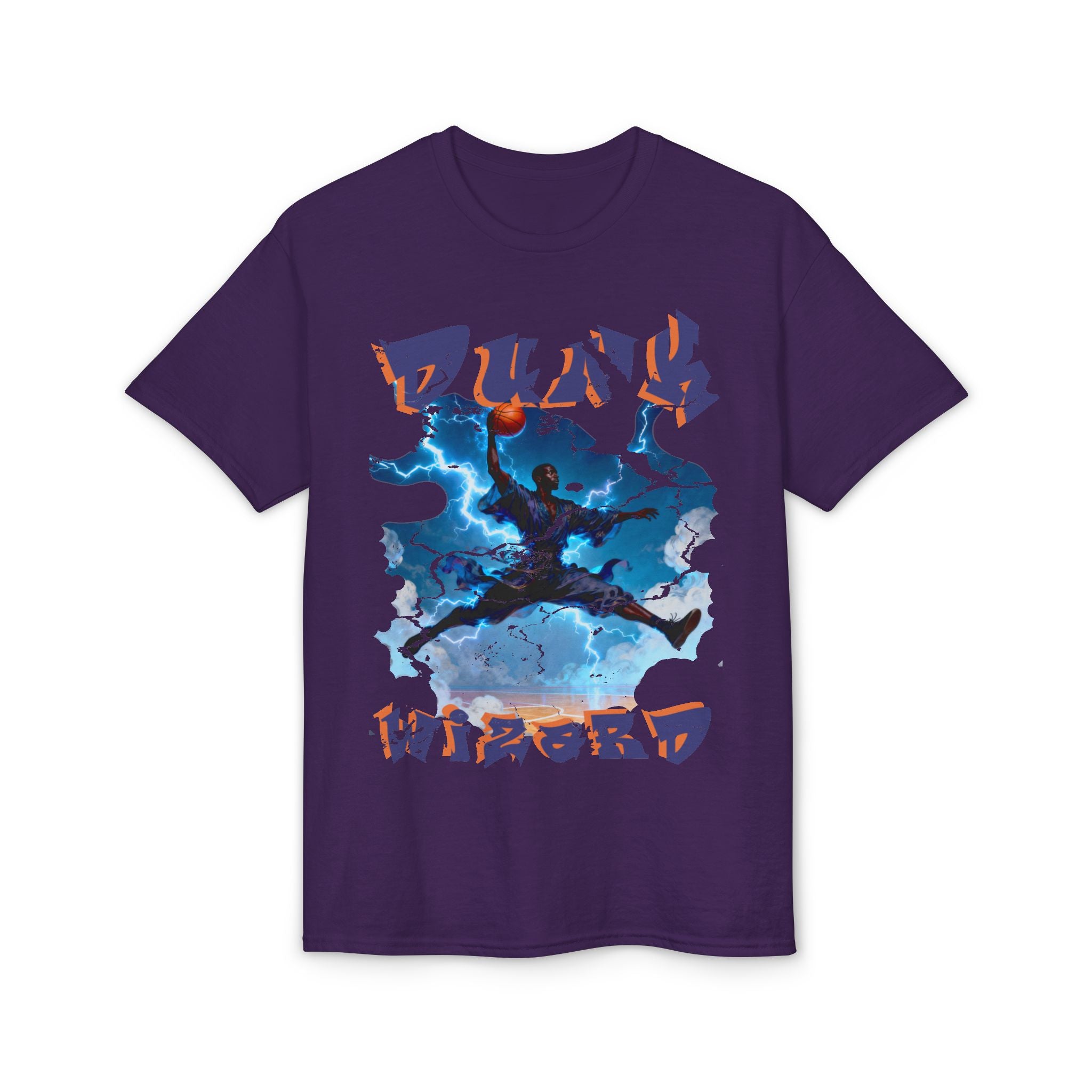 Thunderstorm Jump Graphic T-Shirt — "Pure Wired" Urban Athletic Tee