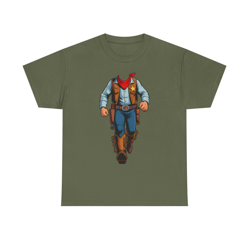 Cowboy Sheriff T-Shirt — Wild West Western Graphic Tee