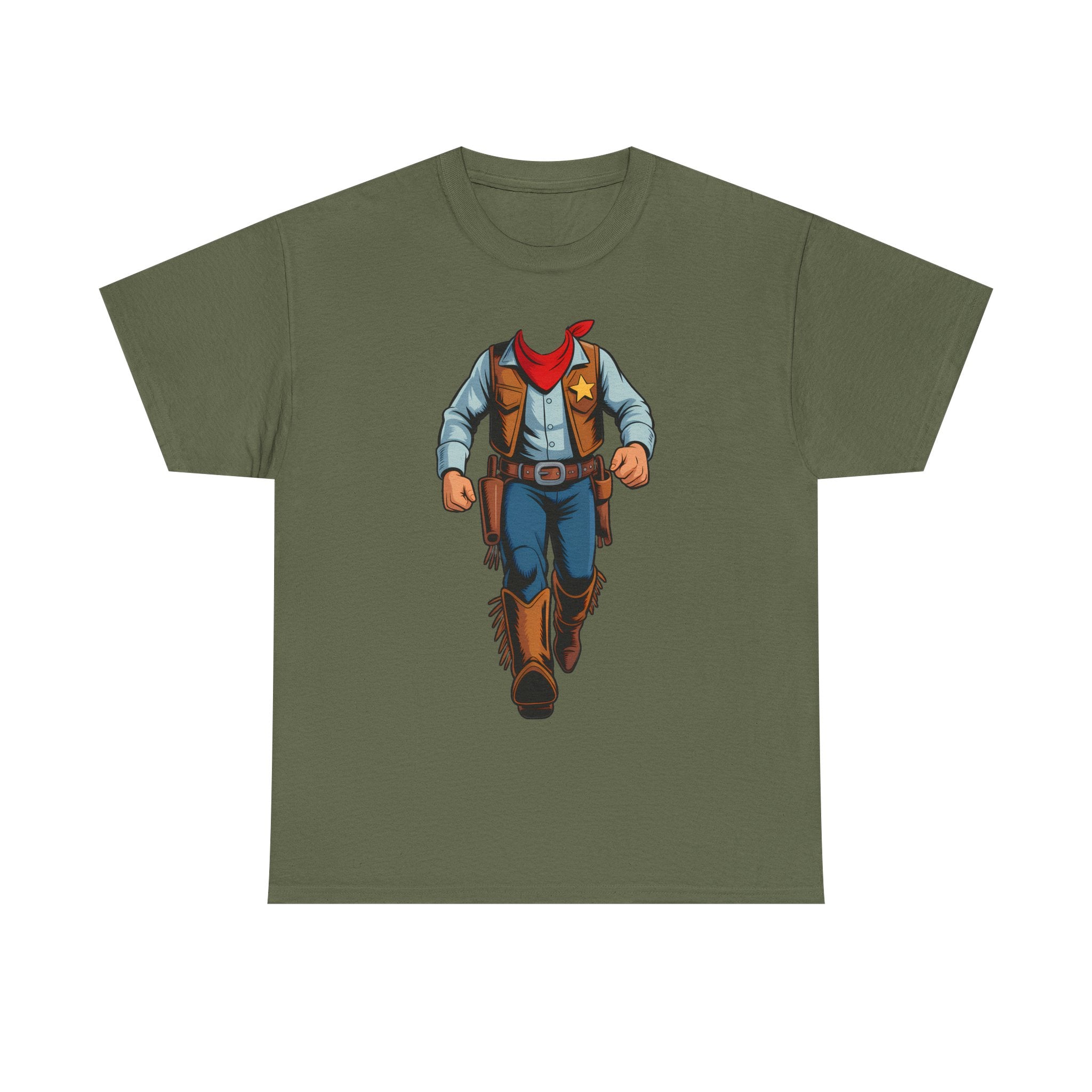 Cowboy Sheriff T-Shirt — Wild West Western Graphic Tee