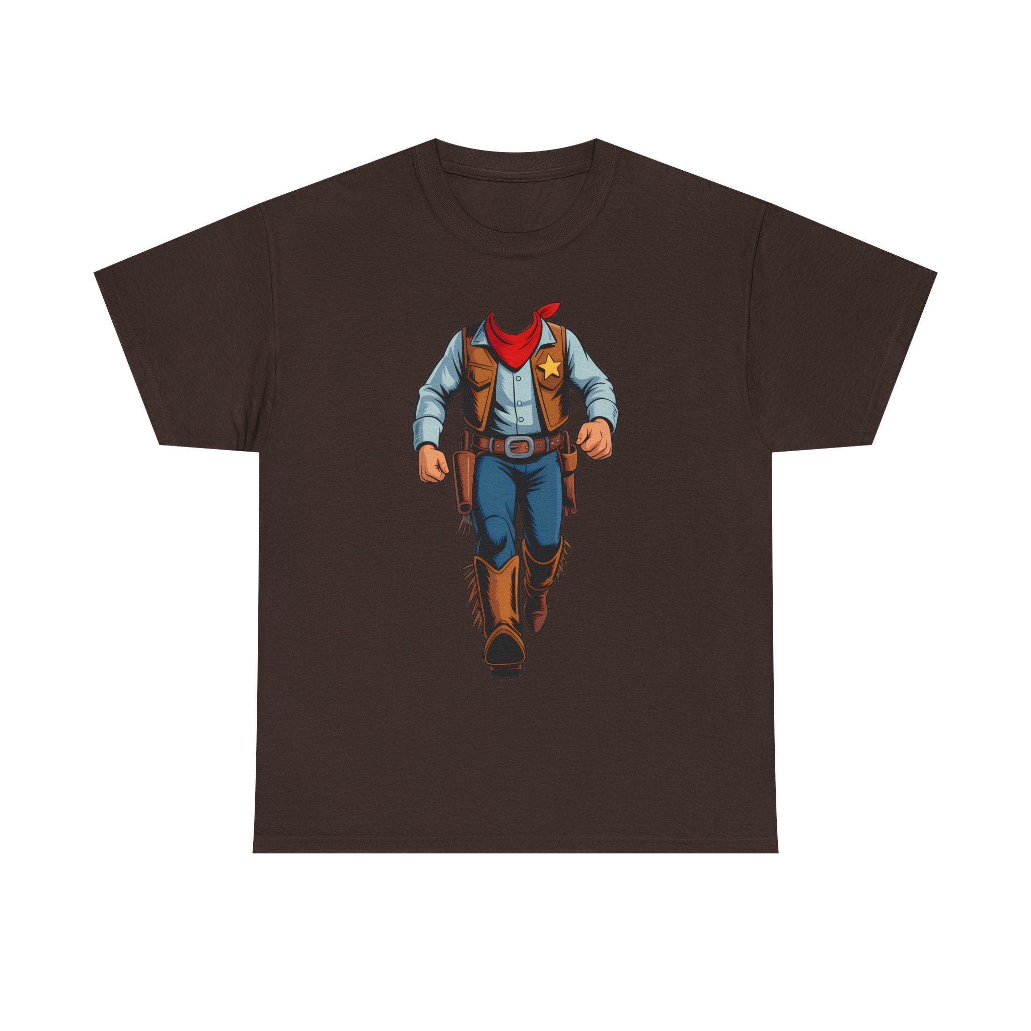 Cowboy Sheriff T-Shirt — Wild West Western Graphic Tee