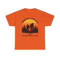 Bigfoot Saw Me T‑Shirt – Retro Sunset Sasquatch Graphic Tee