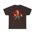 Pirate Captain Costume T-Shirt — Walking Captain Illustration Tee