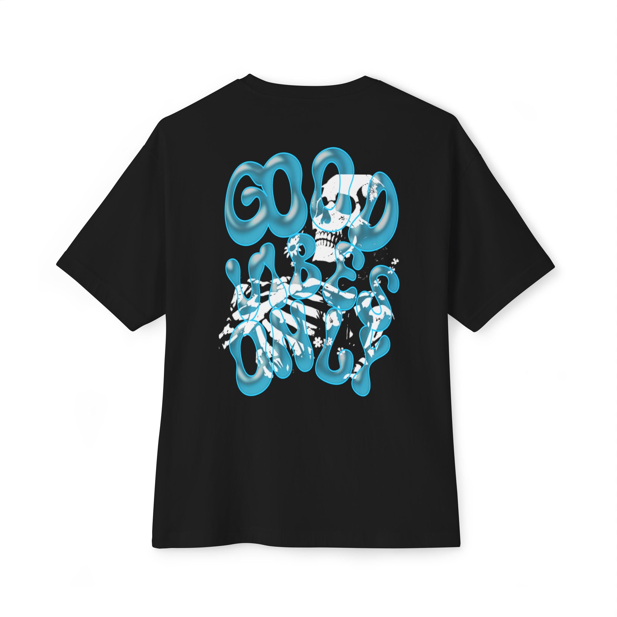 Good Vibes Only Boxy Tee — Oversized Graphic