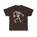 Walking Skeleton T‑Shirt — Retro Spooky Halloween Tee