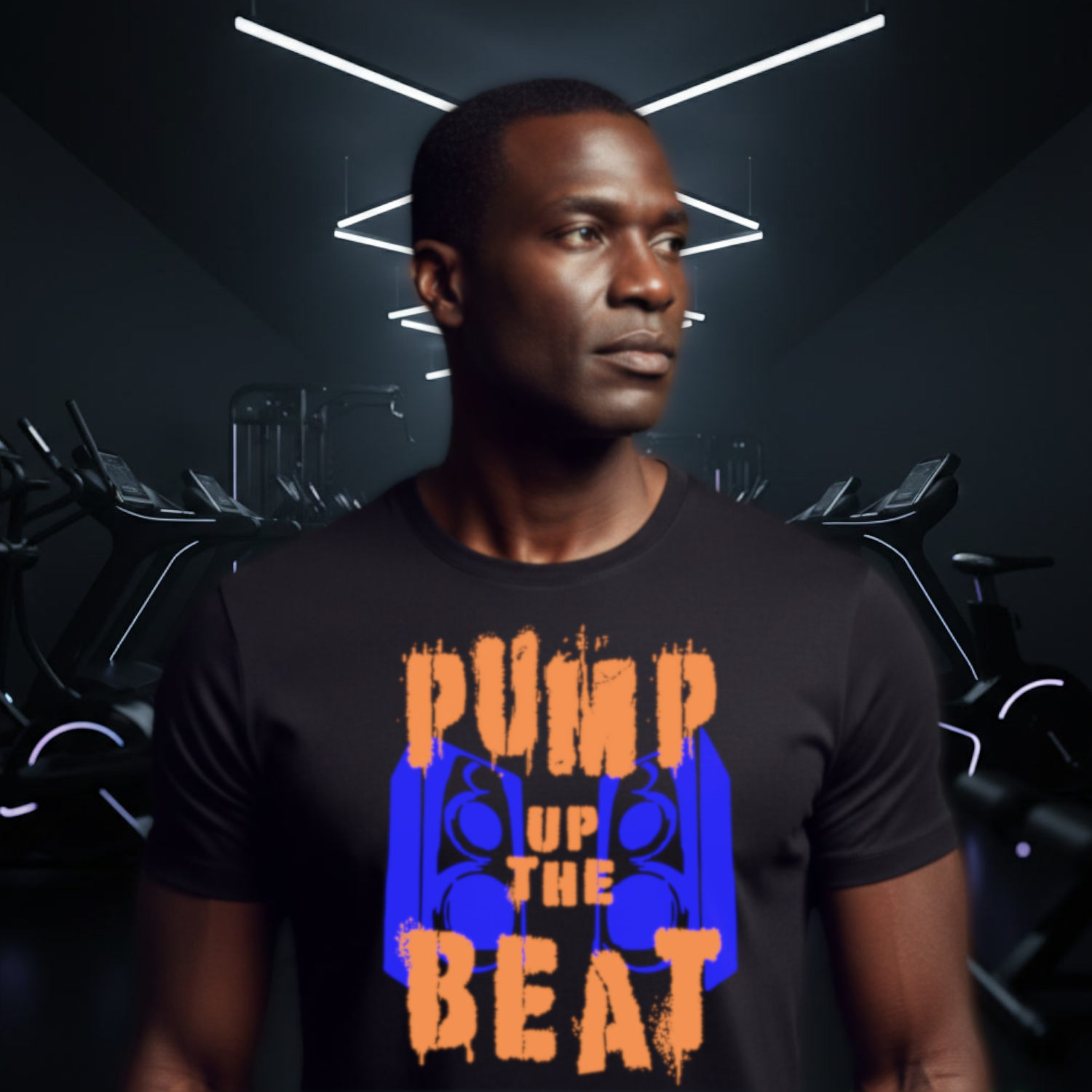 Pump Up the Beat T-Shirt — Retro Boombox Music Tee