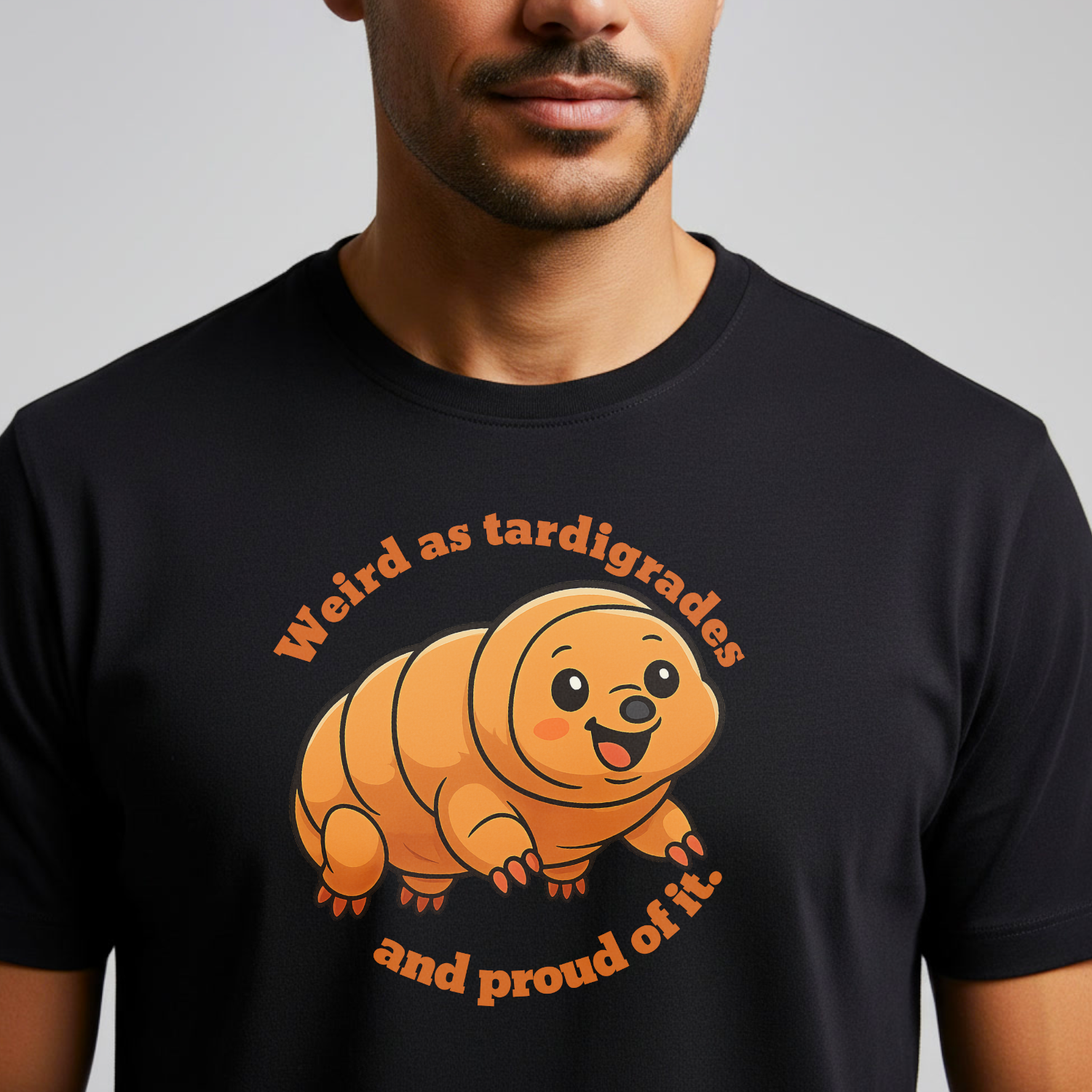 Tardigrade Tee — "Weird as tardigrades and proud of it" Cute Micro-Animal Shirt