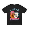 I Love Toxic Relationships Tee — Funny Donut & Coffee Graphic