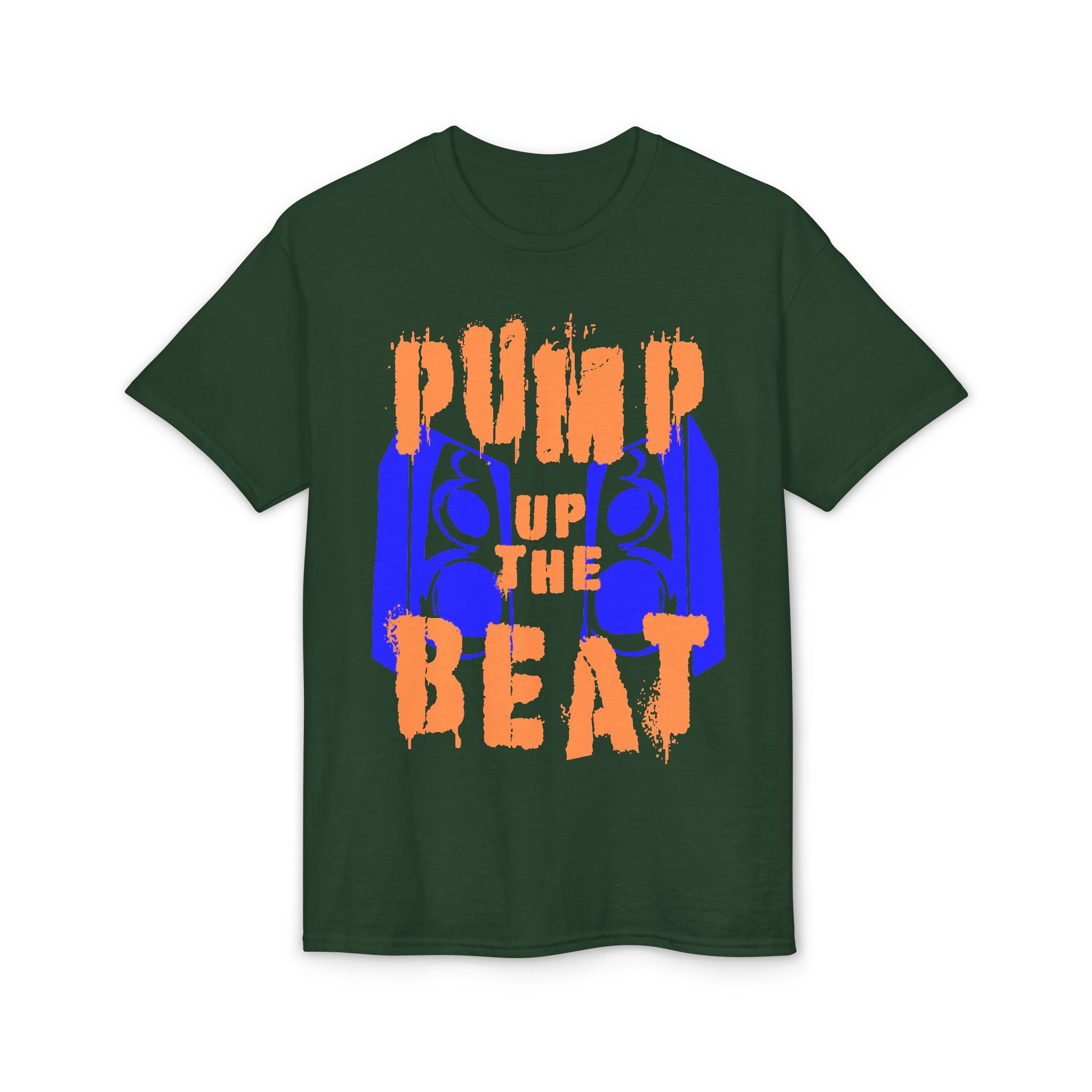 Pump Up the Beat T-Shirt — Retro Boombox Music Tee
