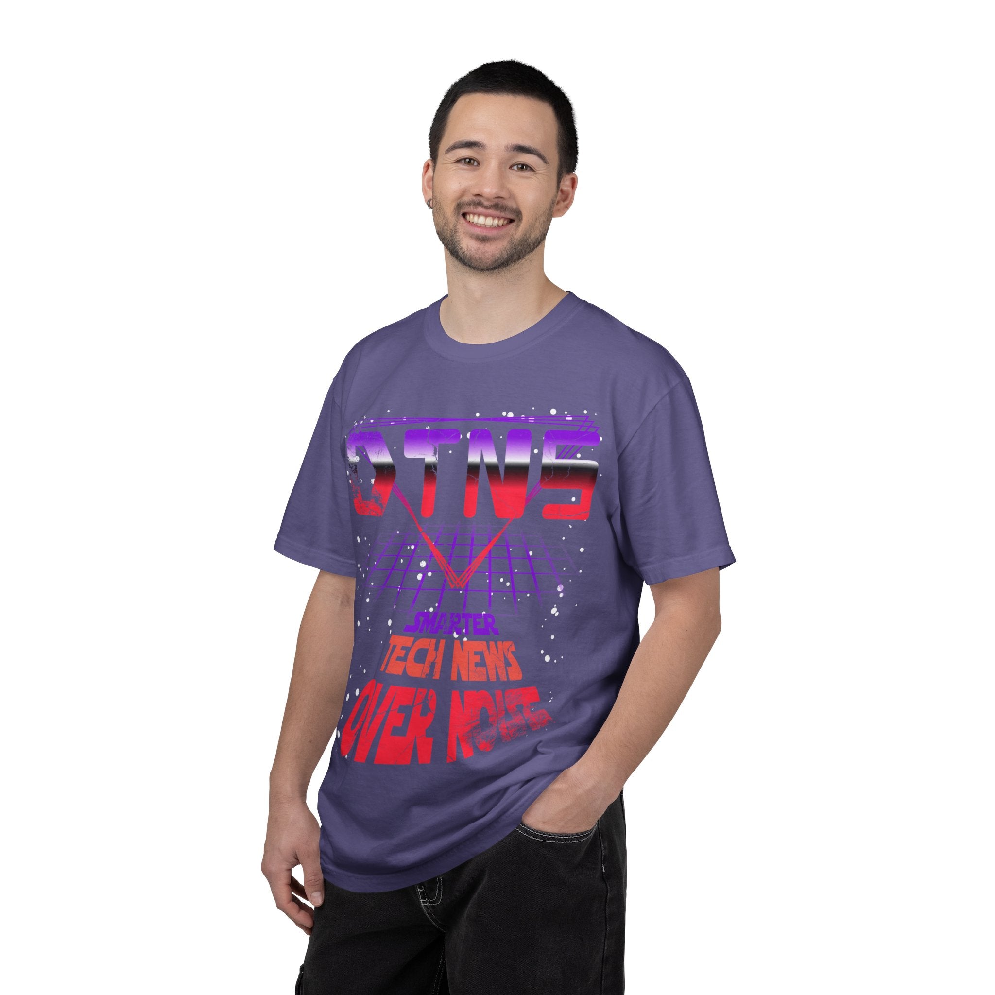 Retro Tech News T-Shirt — 'Smarter Tech News Over Noise' Graphic Tee