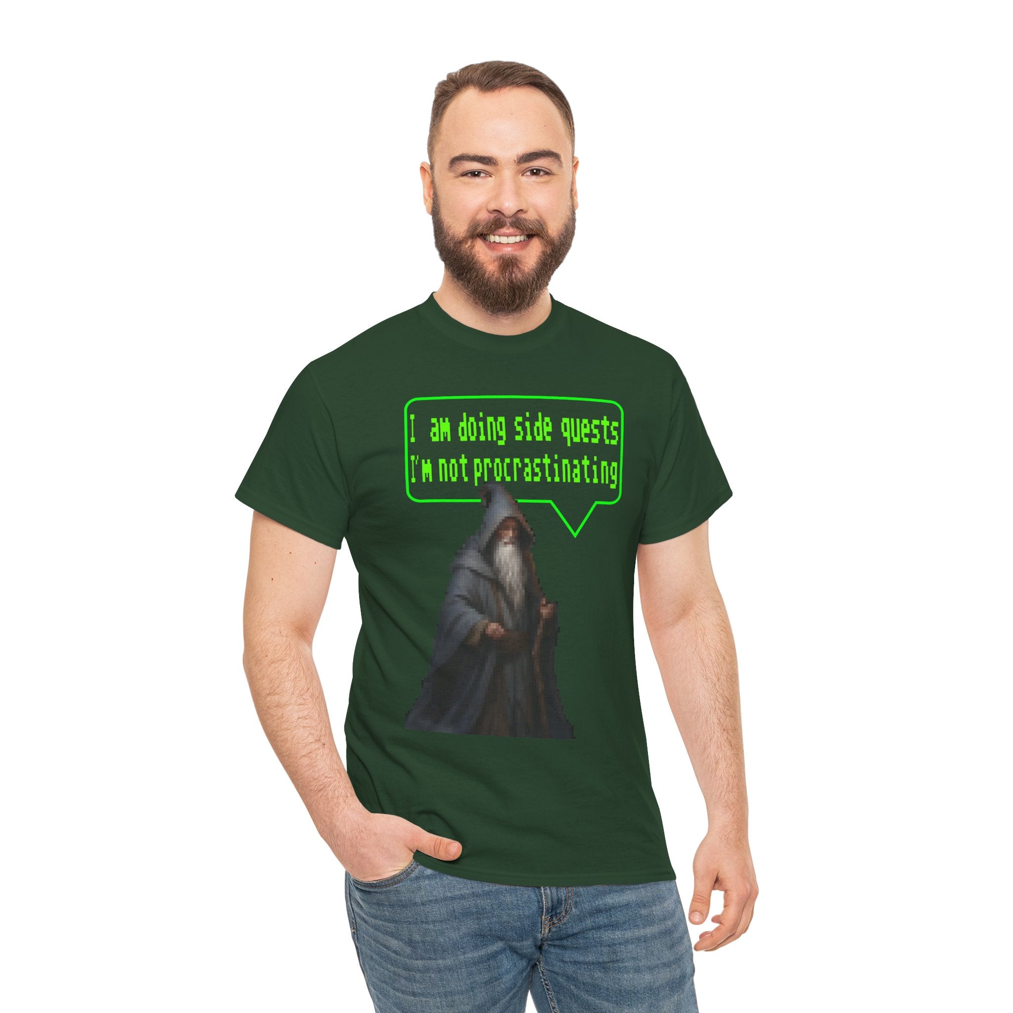 Gandalf "Doing Side Quests, Not Procrastinating" Graphic Tee