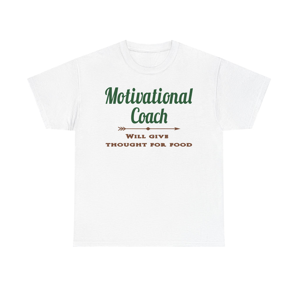 T-Shirt — Motivational Coach / "Hang In There" Alligator Graphic