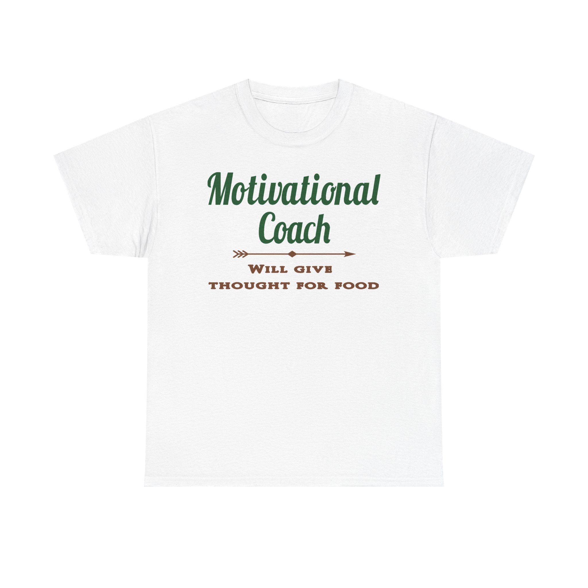 T-Shirt — Motivational Coach / "Hang In There" Alligator Graphic