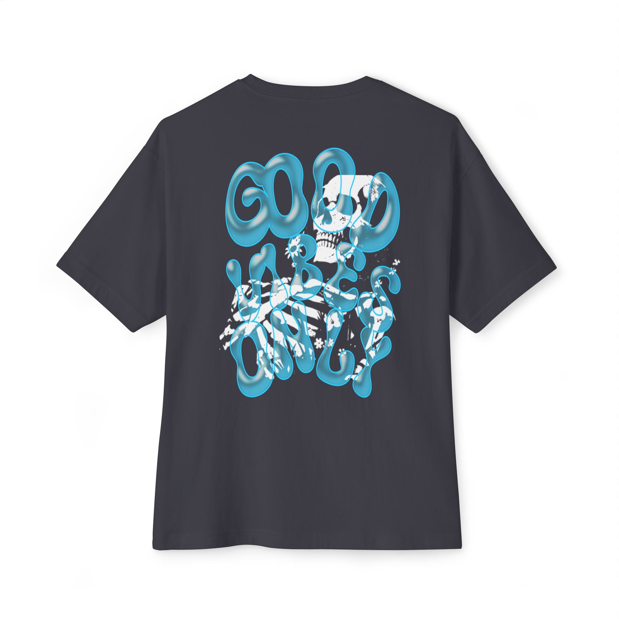 Good Vibes Only Boxy Tee — Oversized Graphic