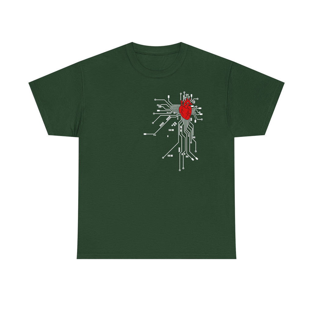 Circuit Heart T-Shirt — Tech Anatomical Heart Graphic Tee