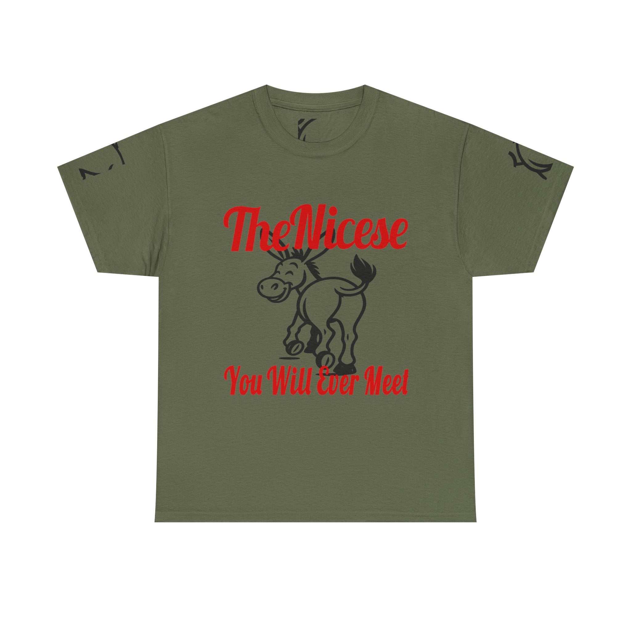 Nice Donkey T-Shirt — "The Nicest You Will Ever Meet" Funny Graphic Tee