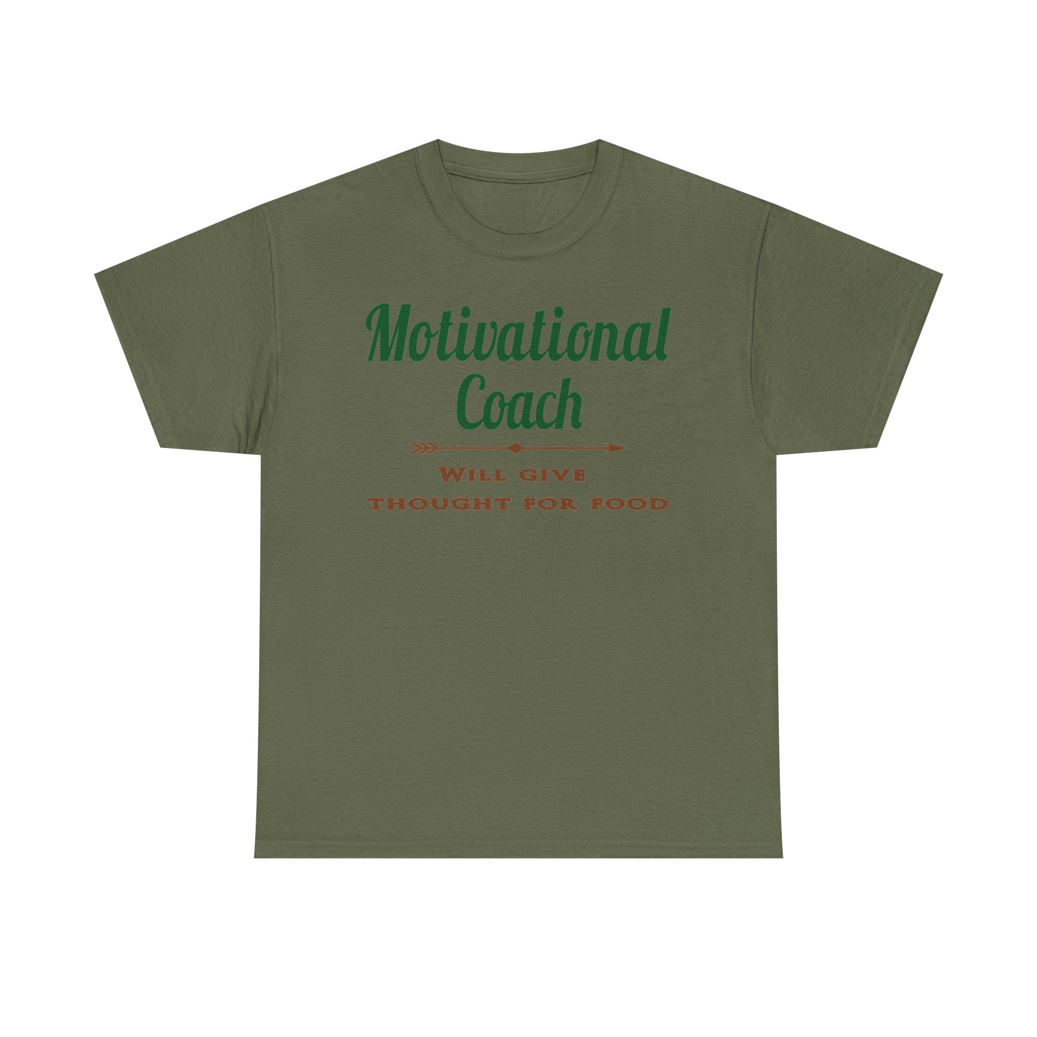 T-Shirt — Motivational Coach / "Hang In There" Alligator Graphic