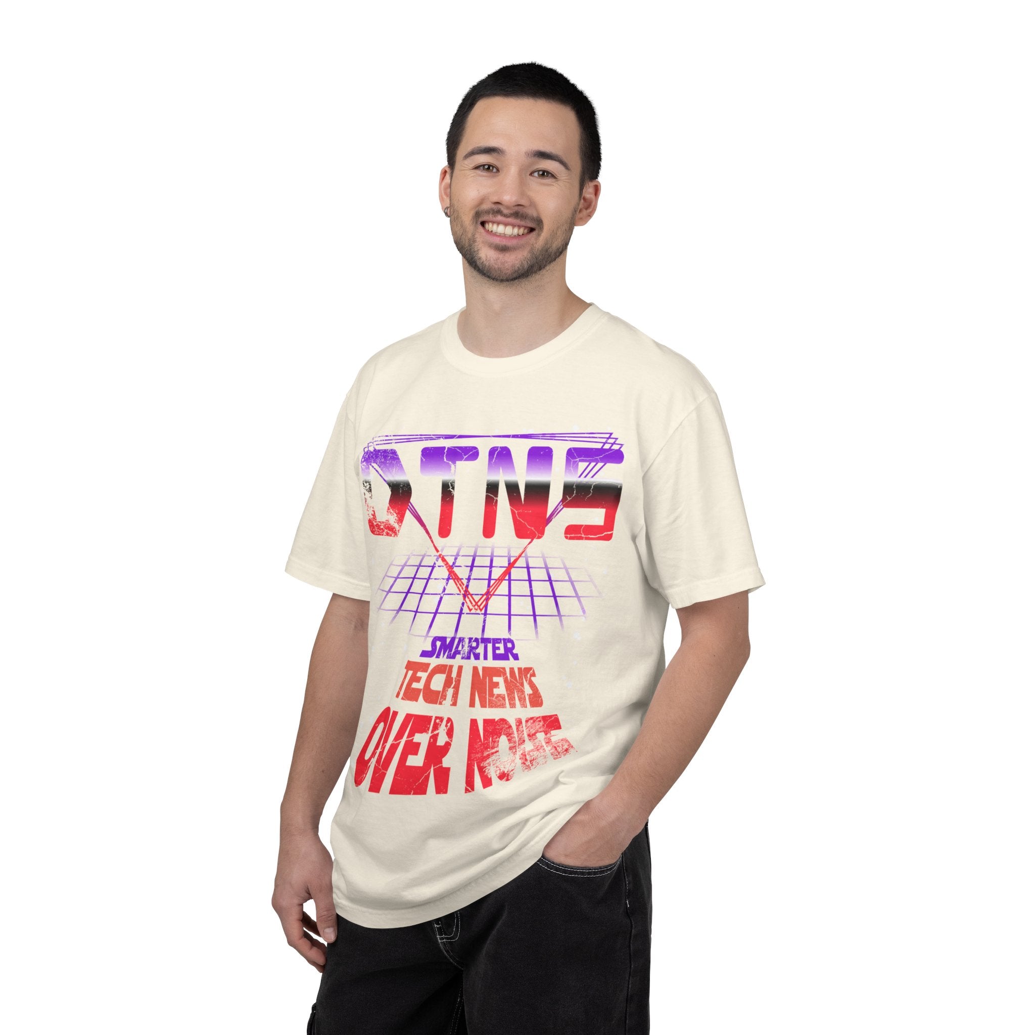 Retro Tech News T-Shirt — 'Smarter Tech News Over Noise' Graphic Tee