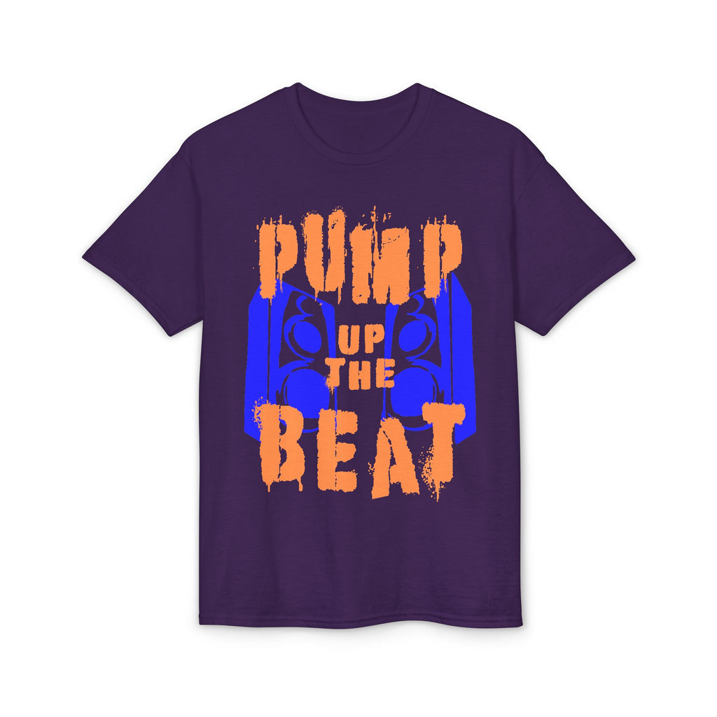 Pump Up the Beat T-Shirt — Retro Boombox Music Tee