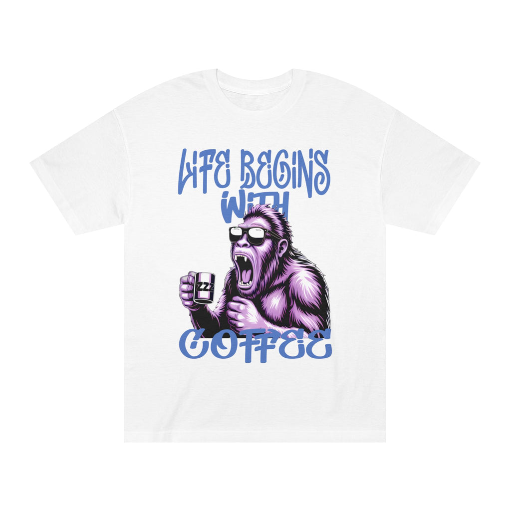 Coffee Ape — "Life Begins With Coffee"