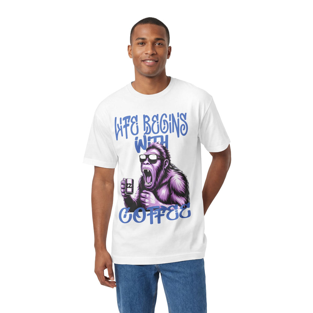 Coffee Ape — "Life Begins With Coffee"