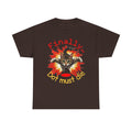 Cat Explosion Tee — “Finally: Dot Must Die” Graphic T‑Shirt