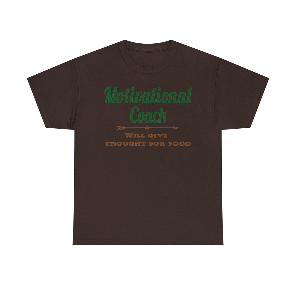 T-Shirt — Motivational Coach / "Hang In There" Alligator Graphic