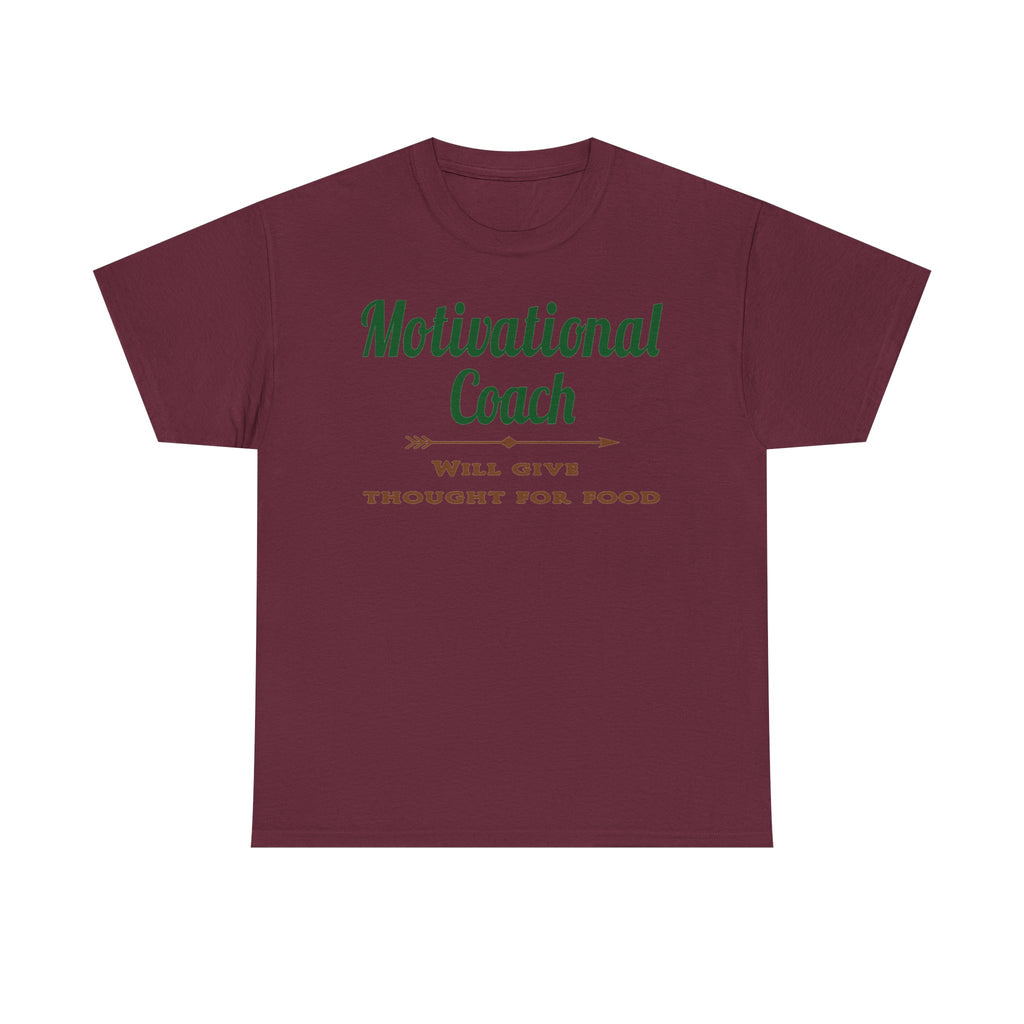 T-Shirt — Motivational Coach / "Hang In There" Alligator Graphic
