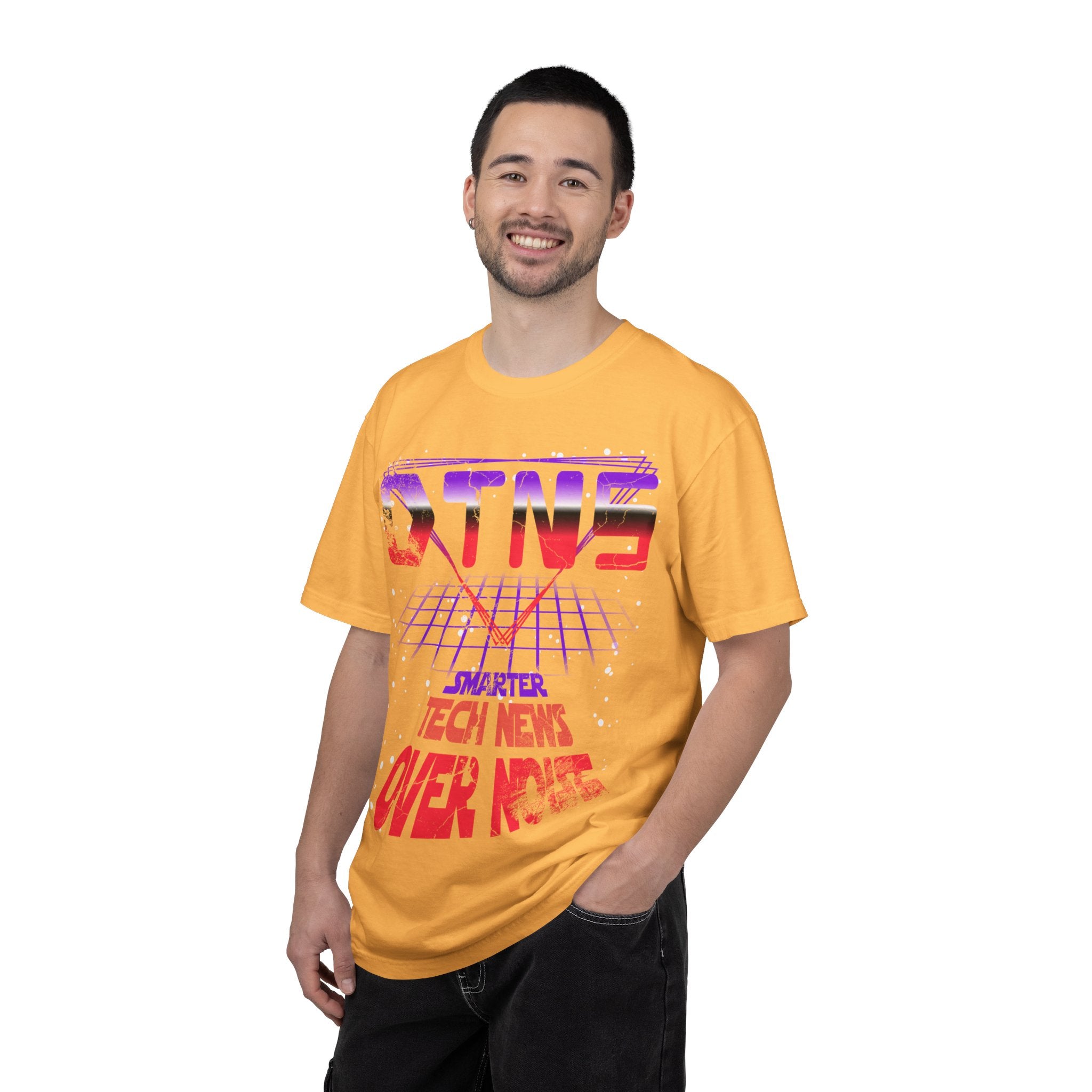 Retro Tech News T-Shirt — 'Smarter Tech News Over Noise' Graphic Tee